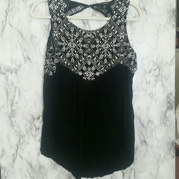 Lucky Brand Tops - Lucky brand black lace crochet eyelet tank top